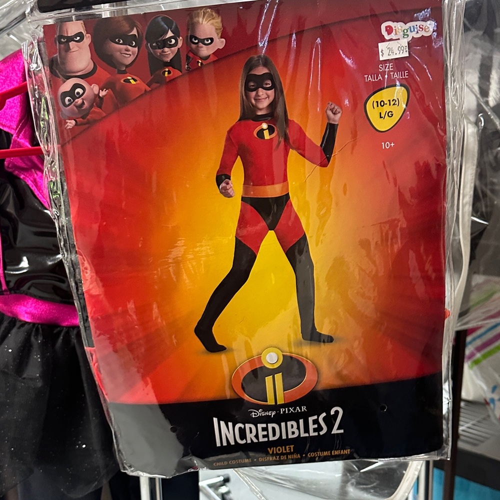 Incredibles 2 Violet Kids Costume - Red and Black